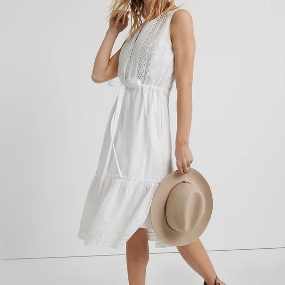 👗NWOT 🏷 LUCKY BRAND SOPHIA DRESS Crew neck, sleeveless. - Picture 2 of 9